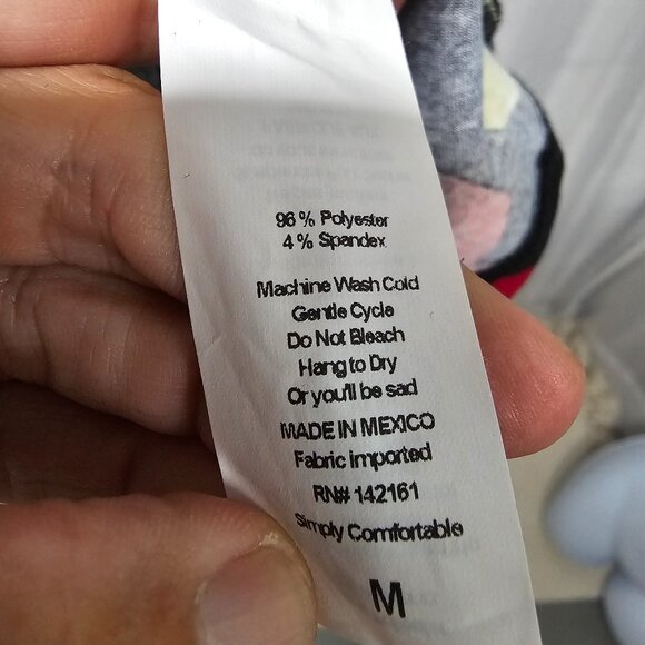 LuLaRoe Black Multi-Color Floral Maxi Dress Tee Boho Retro Grunge M - Picture 9 of 10